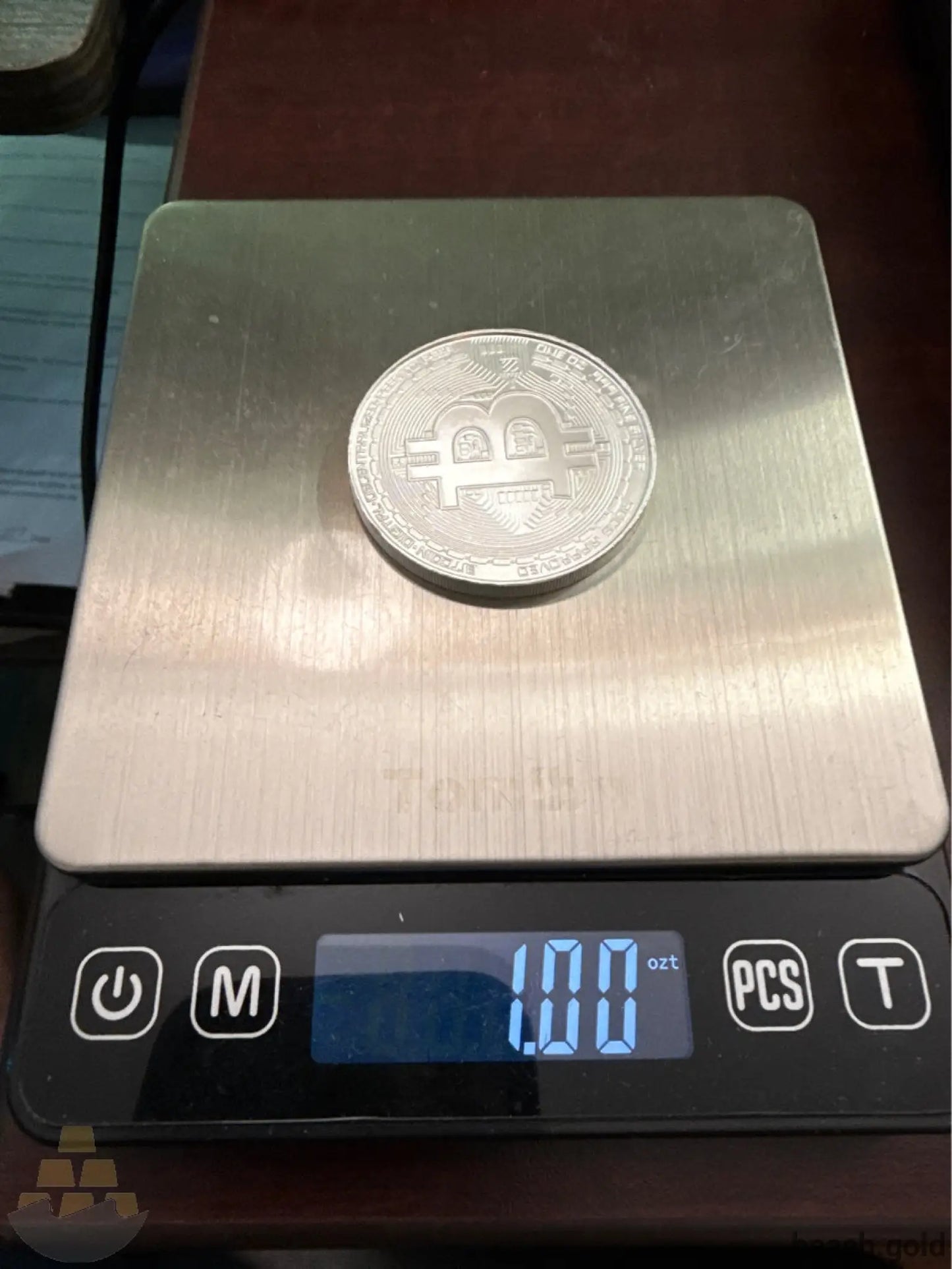 1 oz.999 Fine Silver Round - 2020 Bitcoin Commemorative Blockchain Mint Coins & Paper Money Bullion Silver Bars & Rounds
