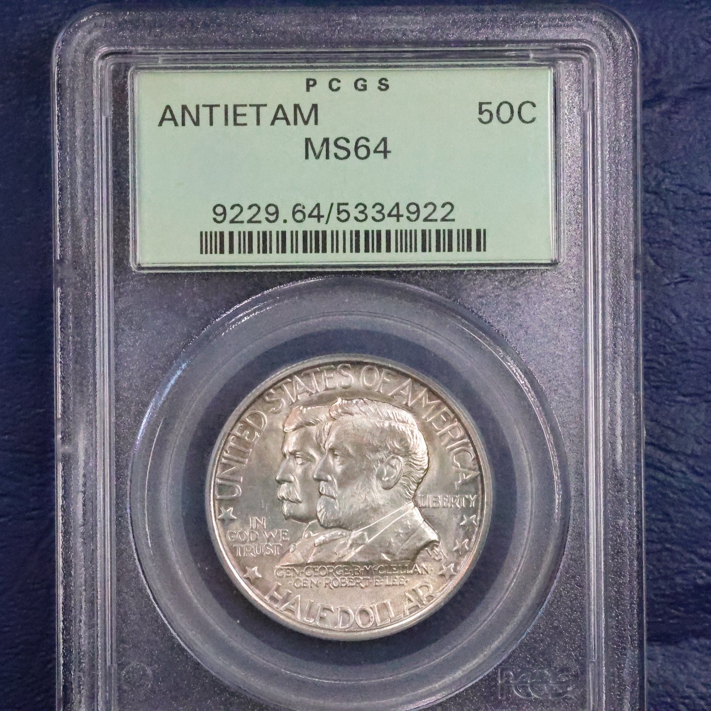 1937 Antietam Anniversary Half Dollar 50c Commemorative - PCGS MS 64 OGH