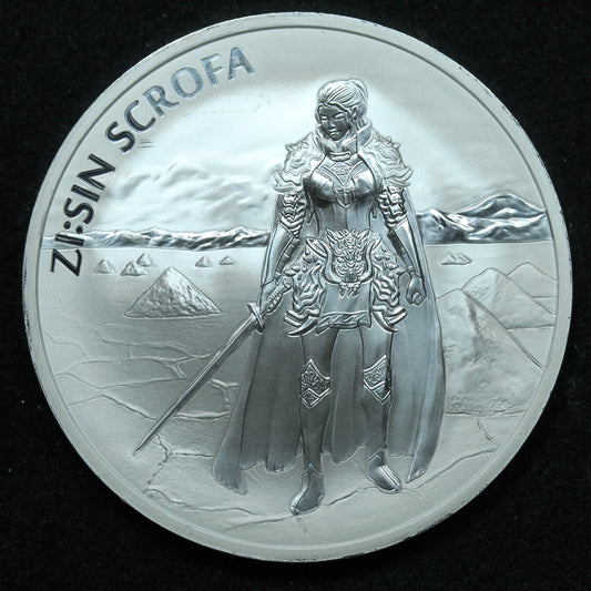 2019 Korea KOMSCO Zi:Sun Scrofa 1 Clay 1 oz .999 Fine Silver