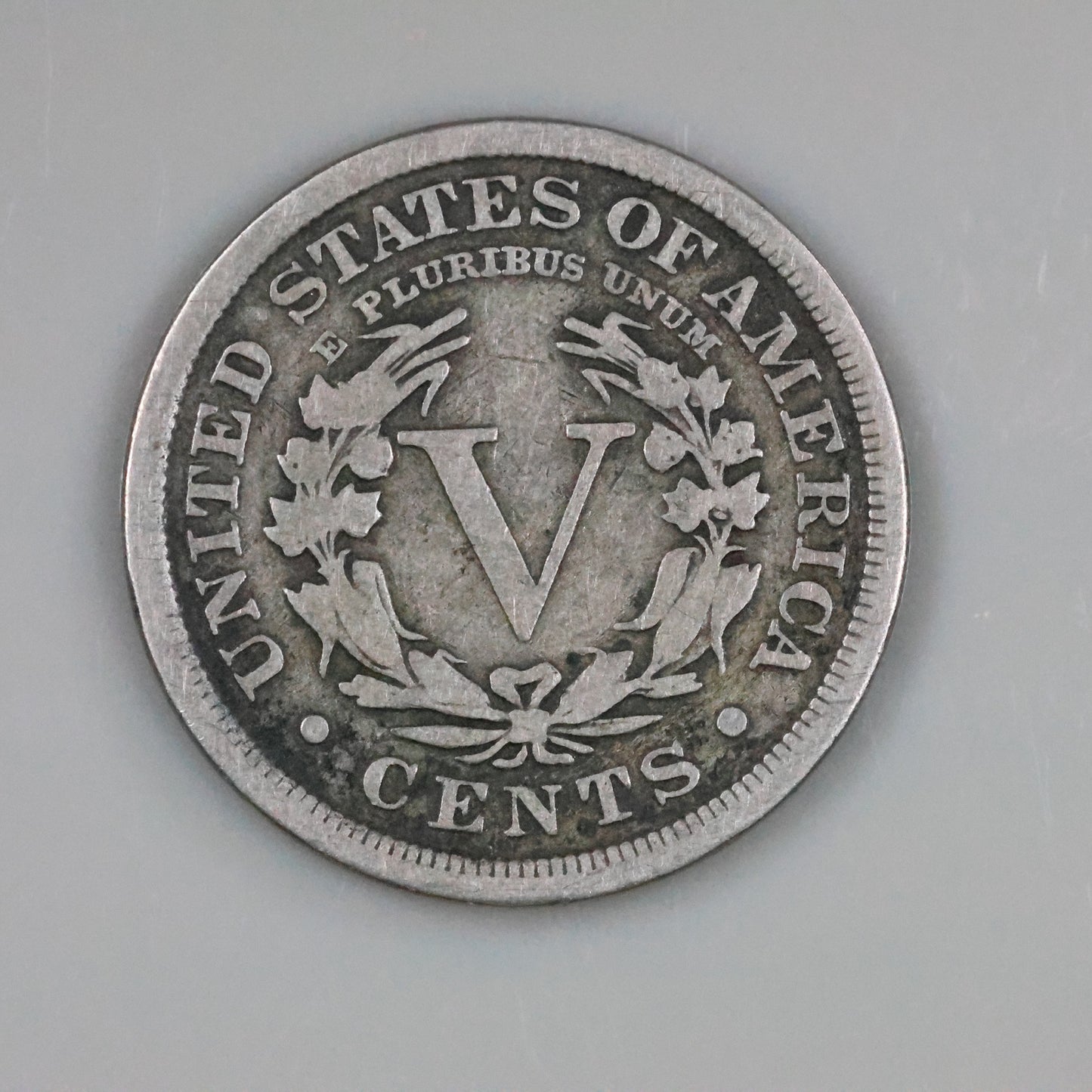1907 Five Cent Coin 5c Liberty V Nickel