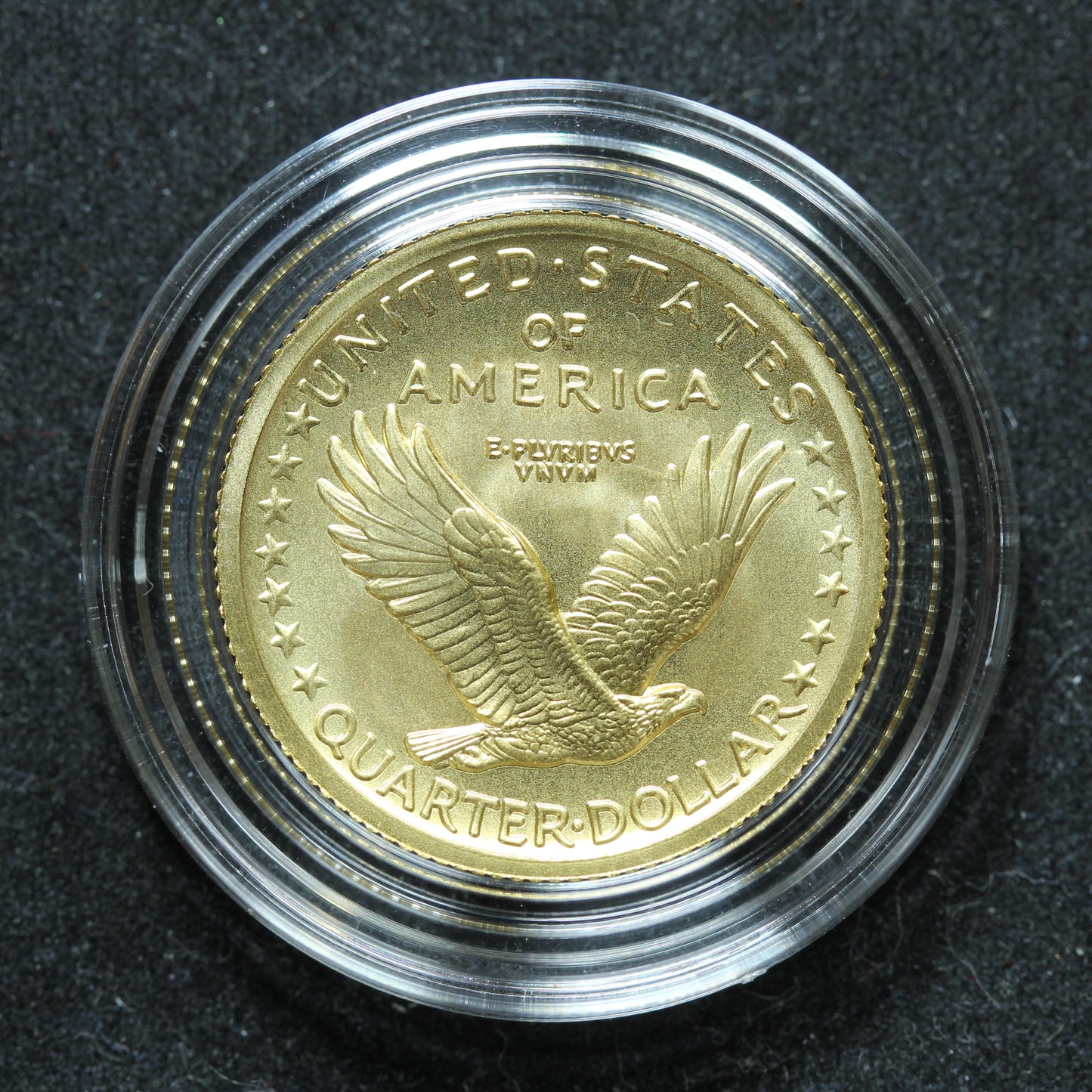 2016 W Gold Standing Liberty Centennial Commemorative 1/4 oz W/ OGP & COA