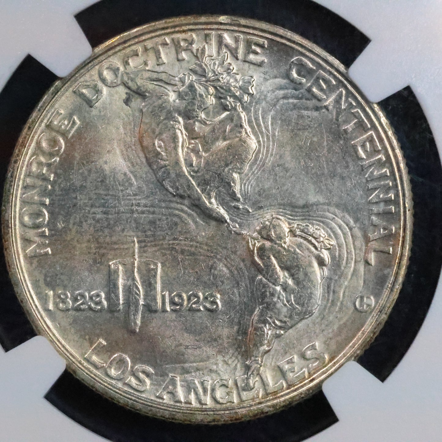 1923 S Monroe Doctrine Centennial Half Dollar 50c Commemorative - NGC MS 64