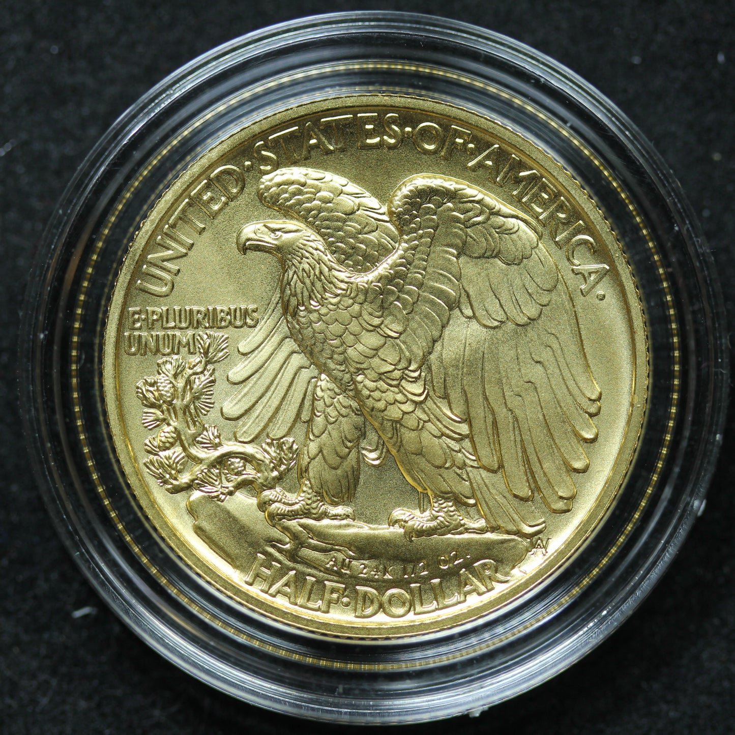 2016 W Gold Walking Liberty Centennial Commemorative 1/2 oz W/ OGP & COA
