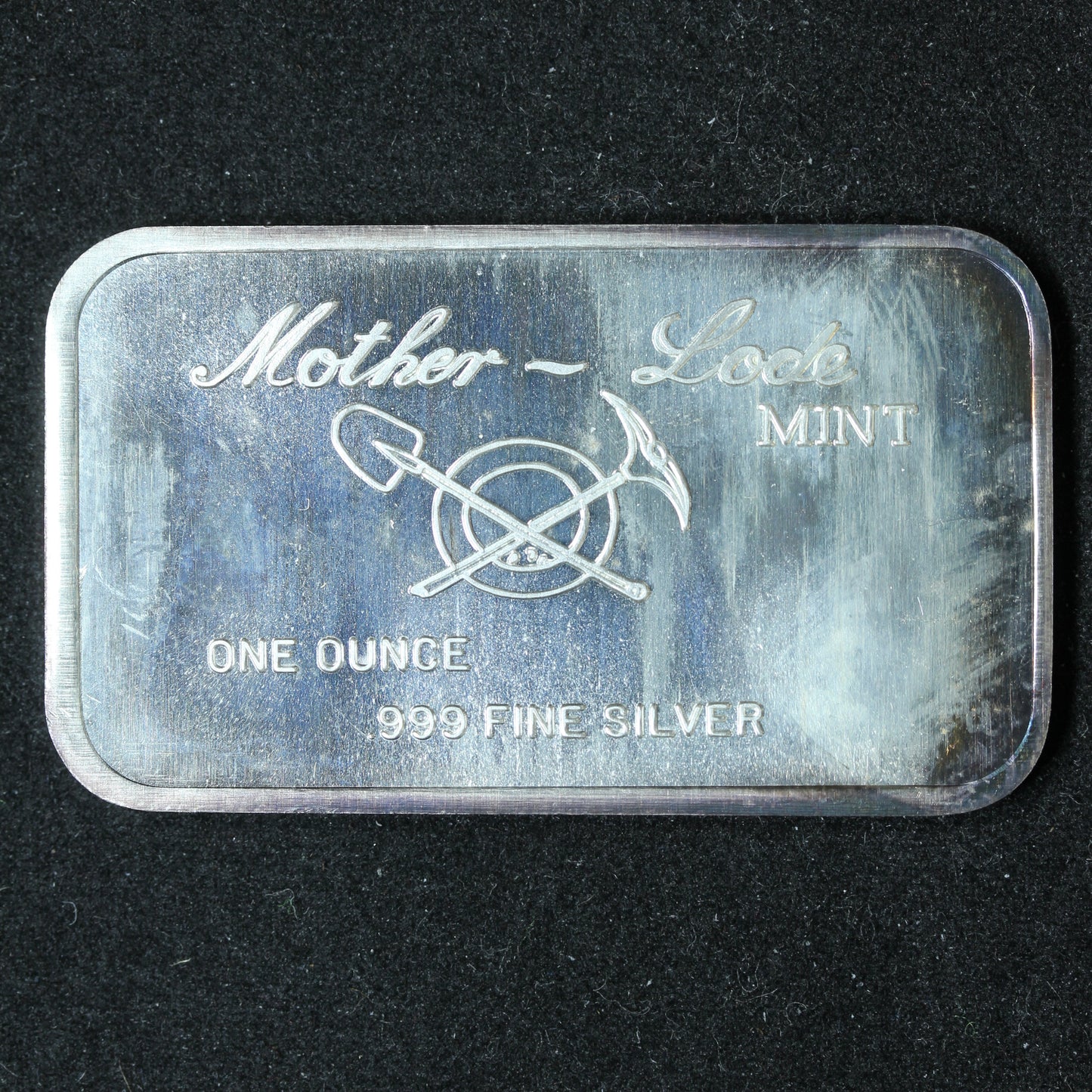 1973 FATHERS DAY Art Bar Fishing 1 oz .999 Fine Silver Mother Lode Mint