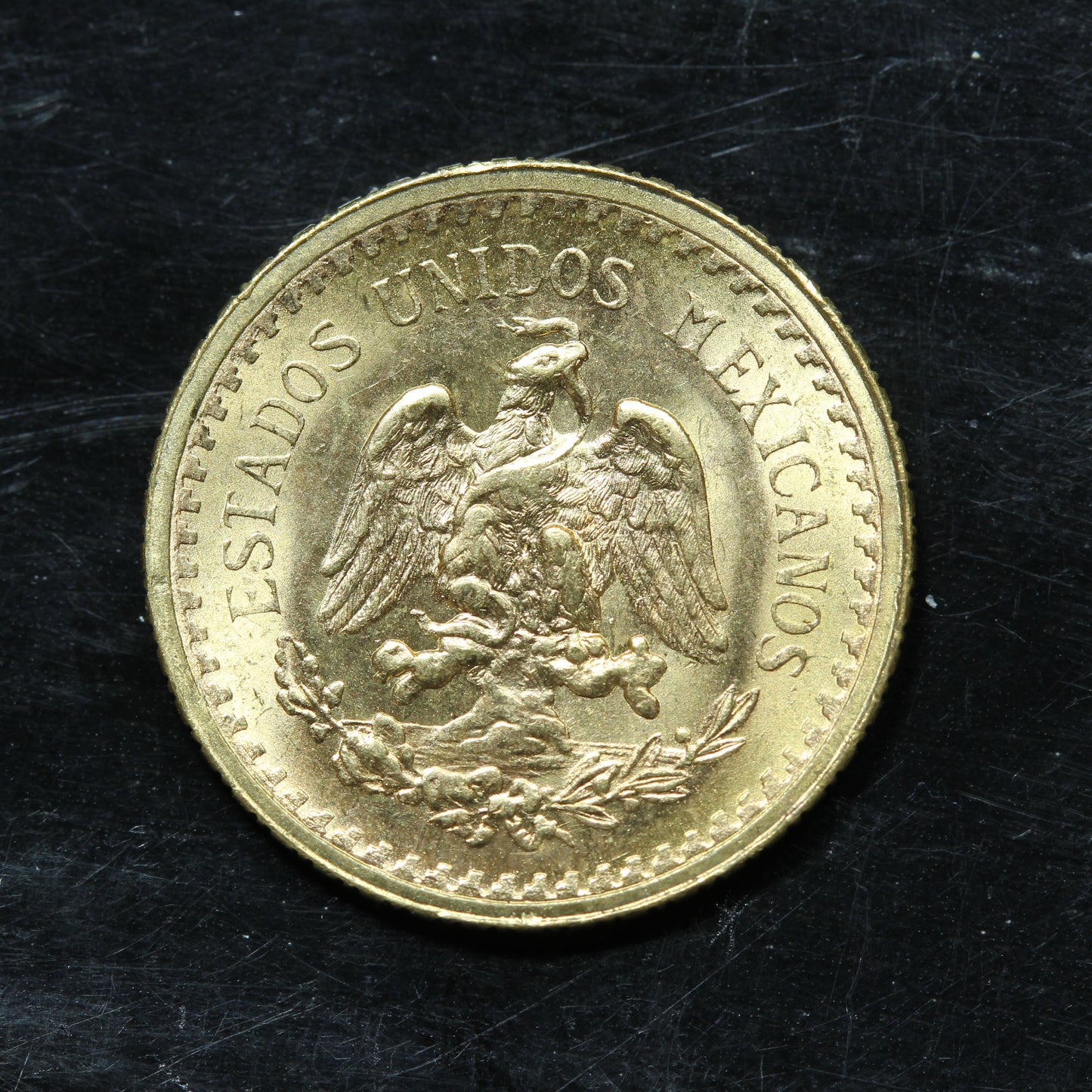 1945 2.5 Pesos Dos Y Medio Pesos Mexico Gold Coin