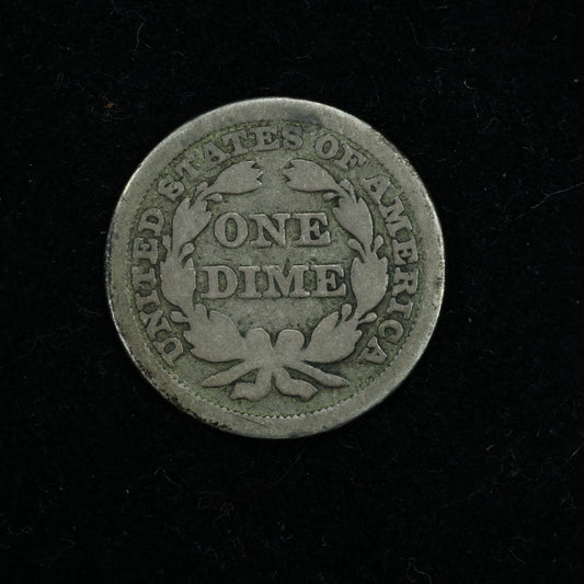 1856 Seated Liberty Dime 10c Variety 2