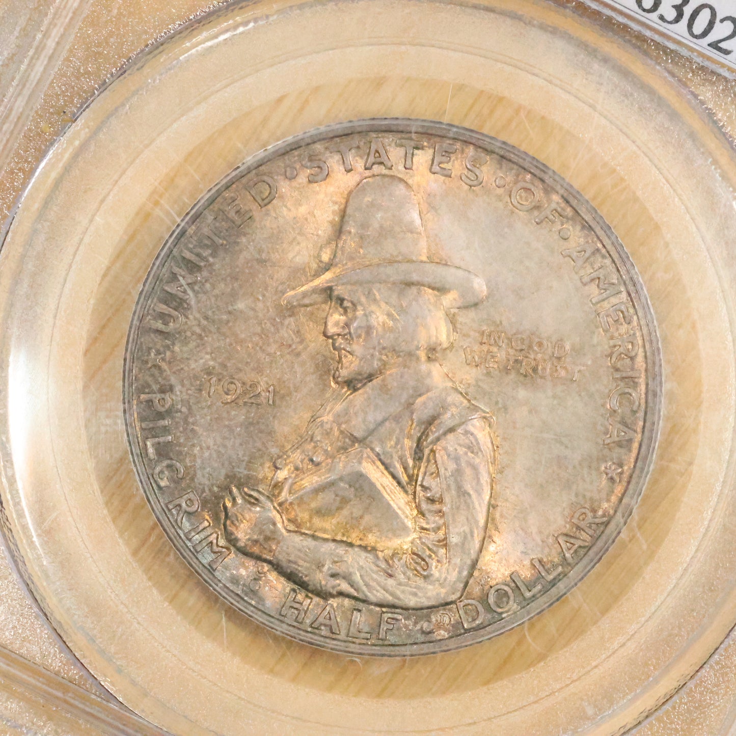 1921 Pilgrim Tercentenary Half Dollar 50c Commemorative - PCGS MS 64