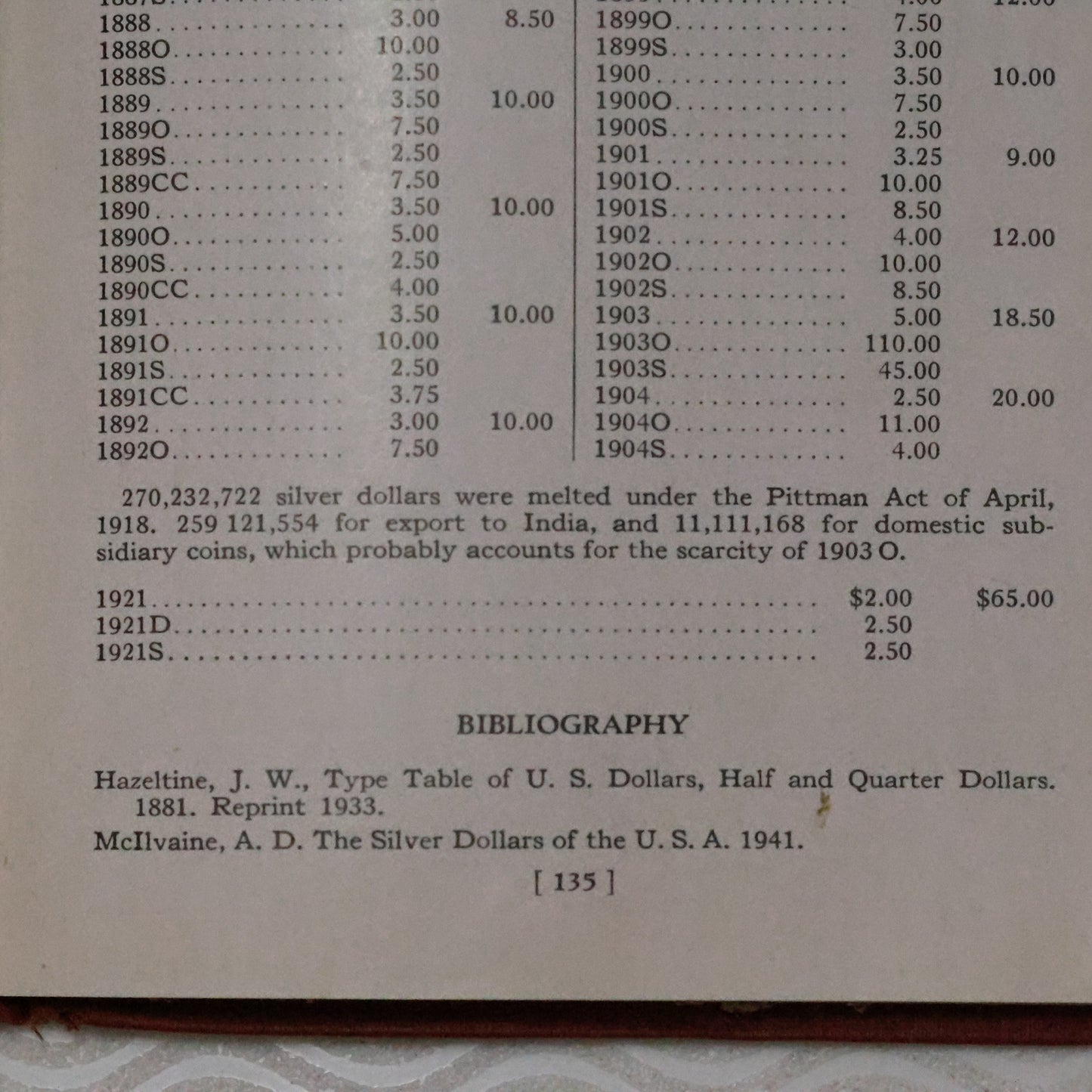 1947 Redbook 1st Edition 2nd Printing A Guide Book Of U.S. Coins By R.S. Yeoman
