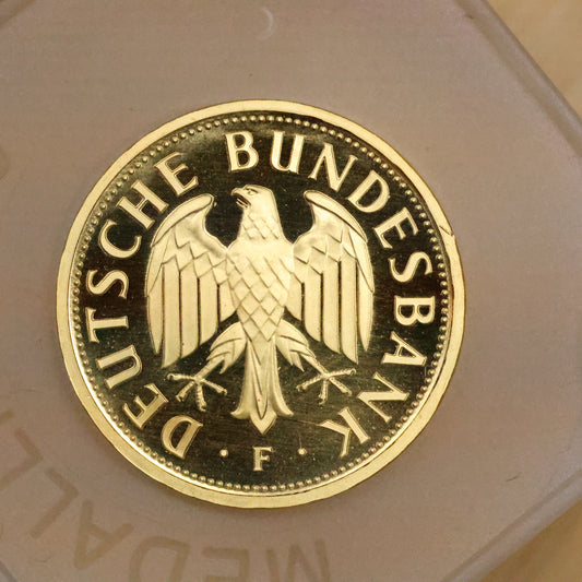 2001 F 1 Deutsche Mark Retirement - Gold Proof Issue