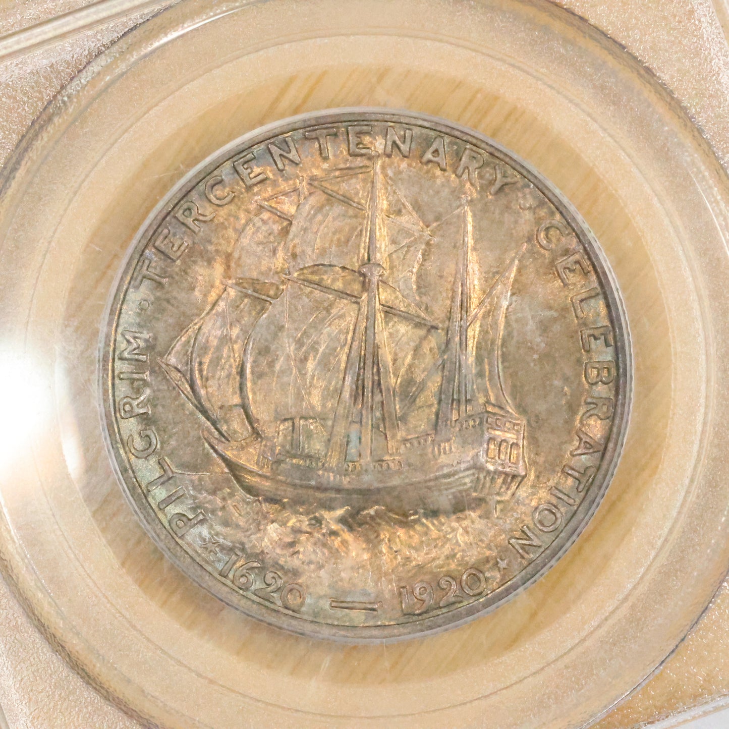 1921 Pilgrim Tercentenary Half Dollar 50c Commemorative - PCGS MS 64