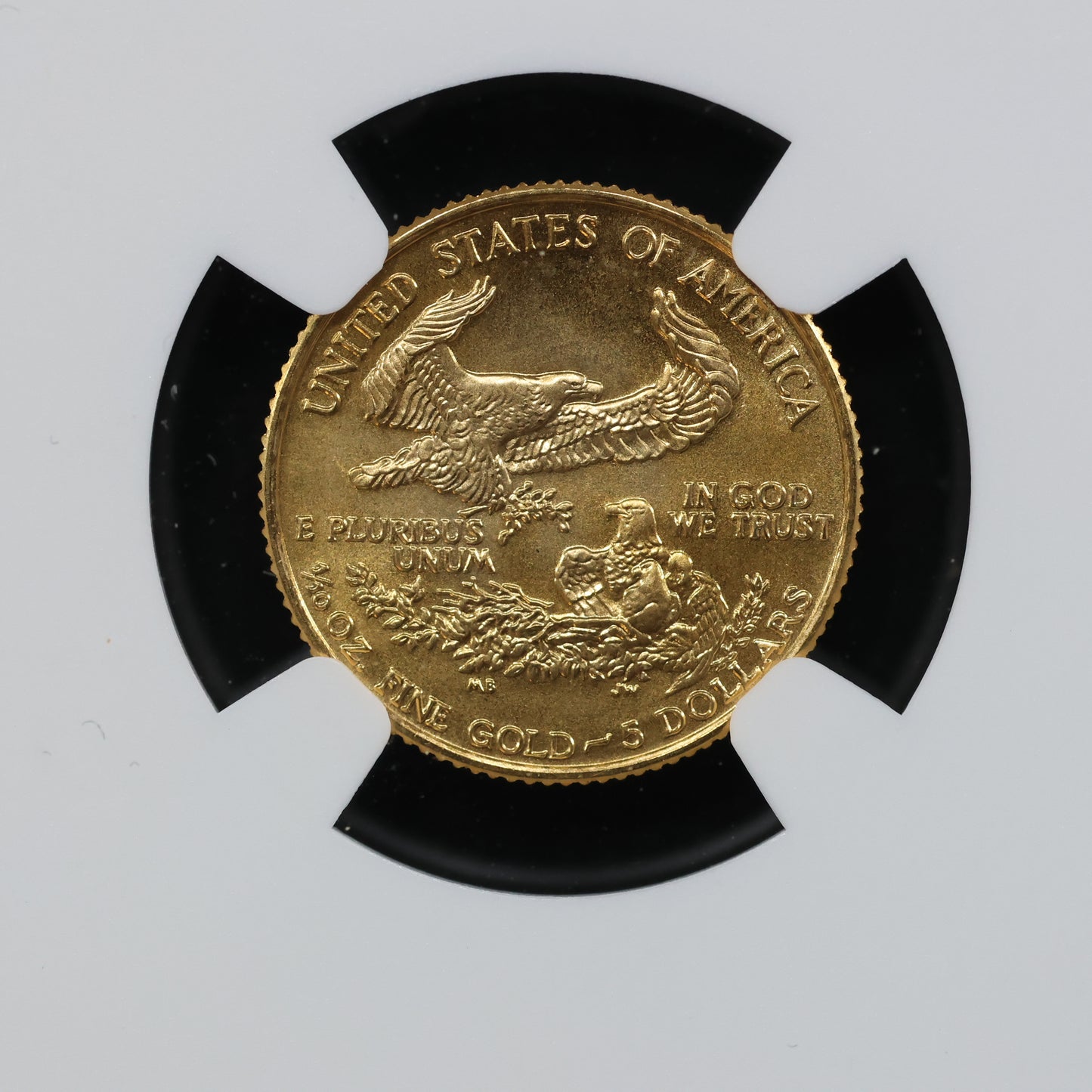 1992 1/10 oz Gold American Eagle 5$ Bullion Gold Coin - NGC MS 69