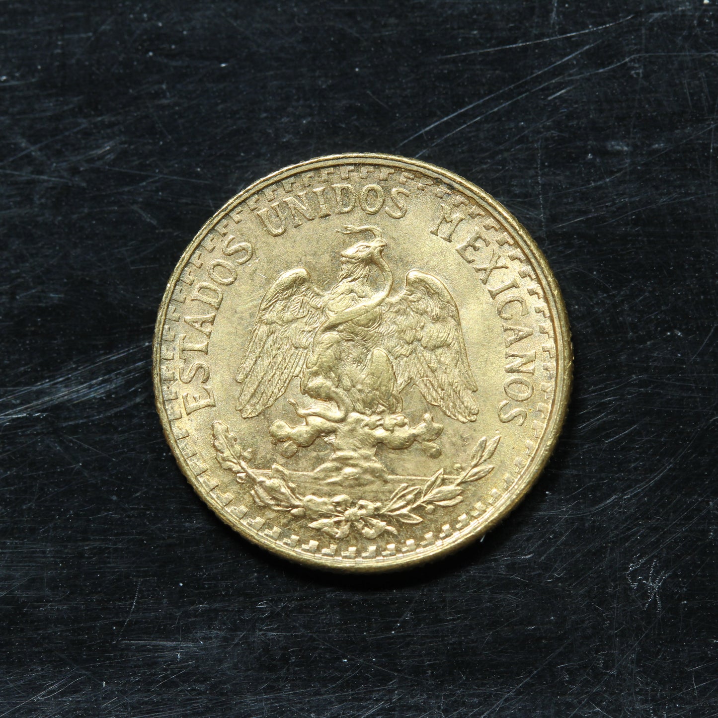 1945 2 Pesos Dos Pesos Mexico Gold Coin