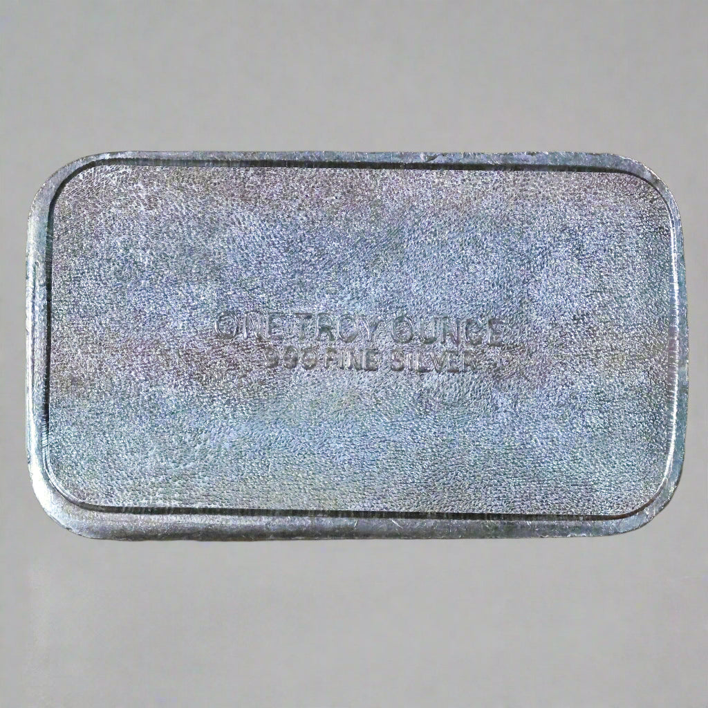 1976 Doyle's Coin Palace US Bicentennial Eagle Reverse Variety 1 Oz Silver Bar