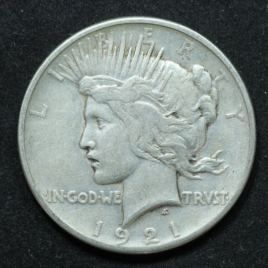 1921 Peace Dollar Silver $1 - Philadelphia - Key Date!