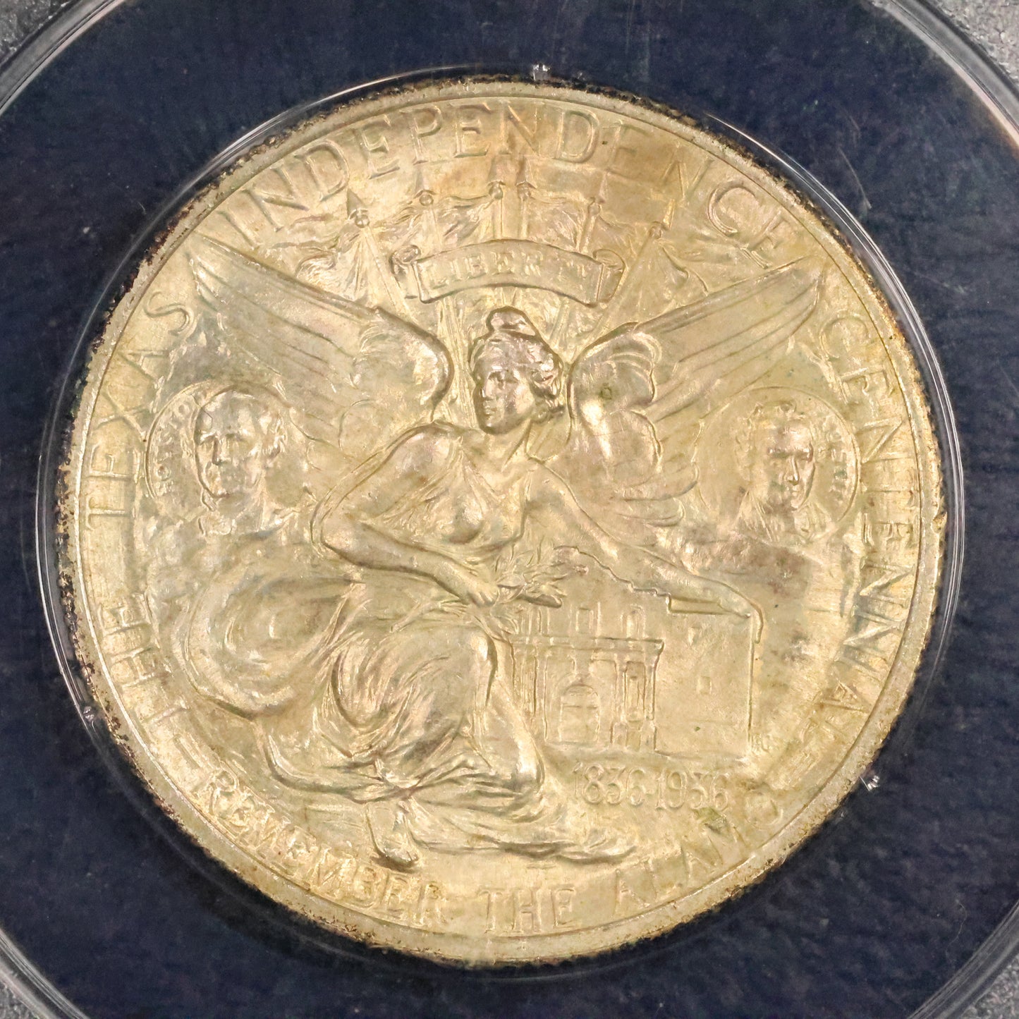 1936 Texas Half Dollar 50c Commemorative - PCGS MS 65 Rattler