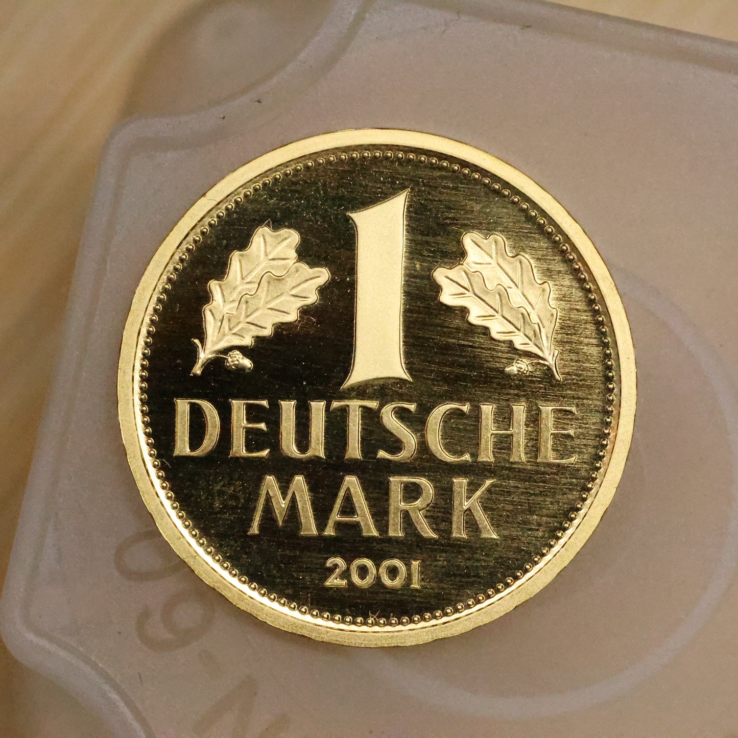 2001 F 1 Deutsche Mark Retirement - Gold Proof Issue