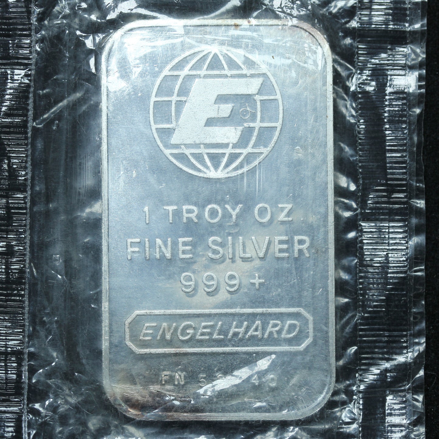1 oz .999 Fine Silver Engelhard Bar - #FN53740 - Sealed