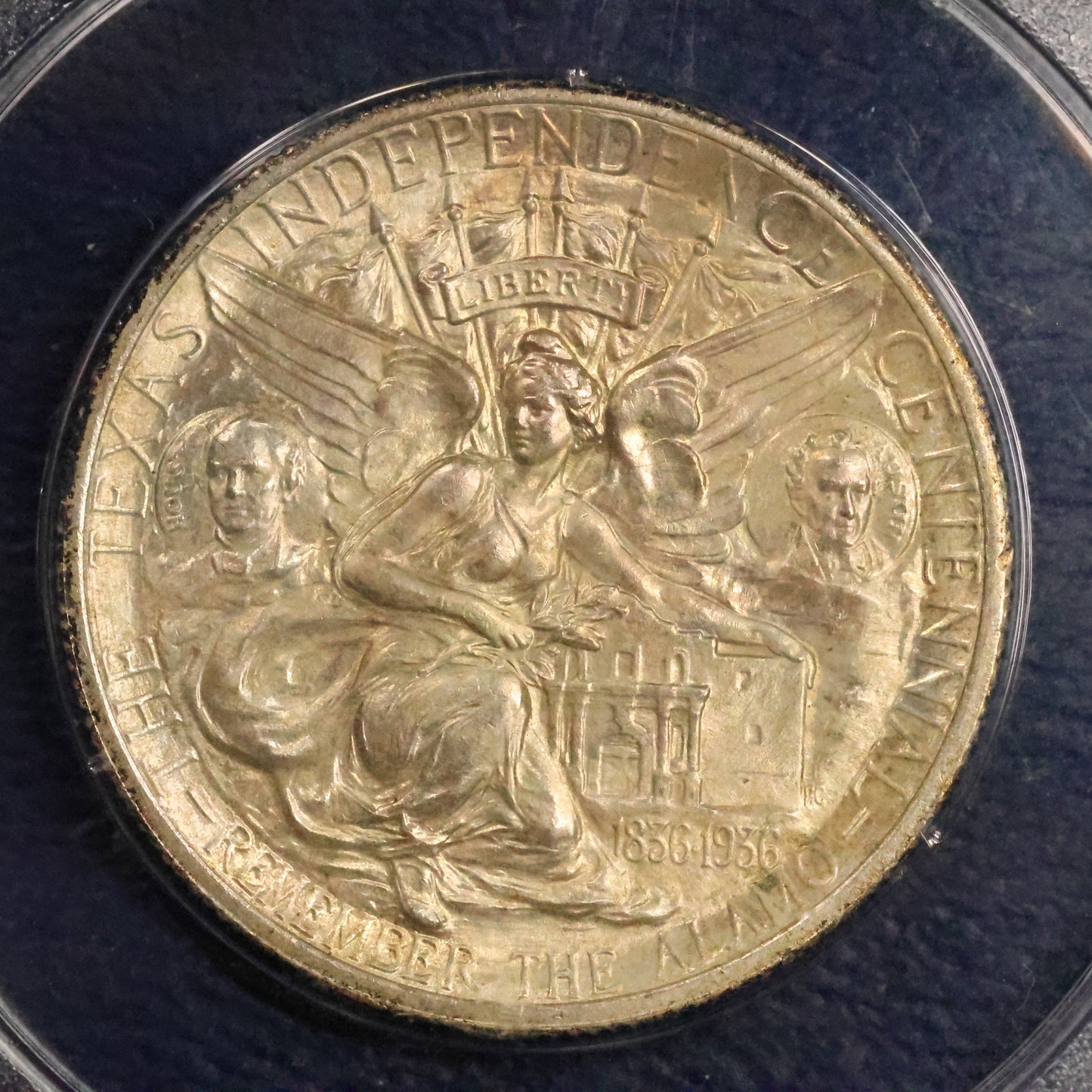1936 Texas Half Dollar 50c Commemorative - PCGS MS 65 Rattler