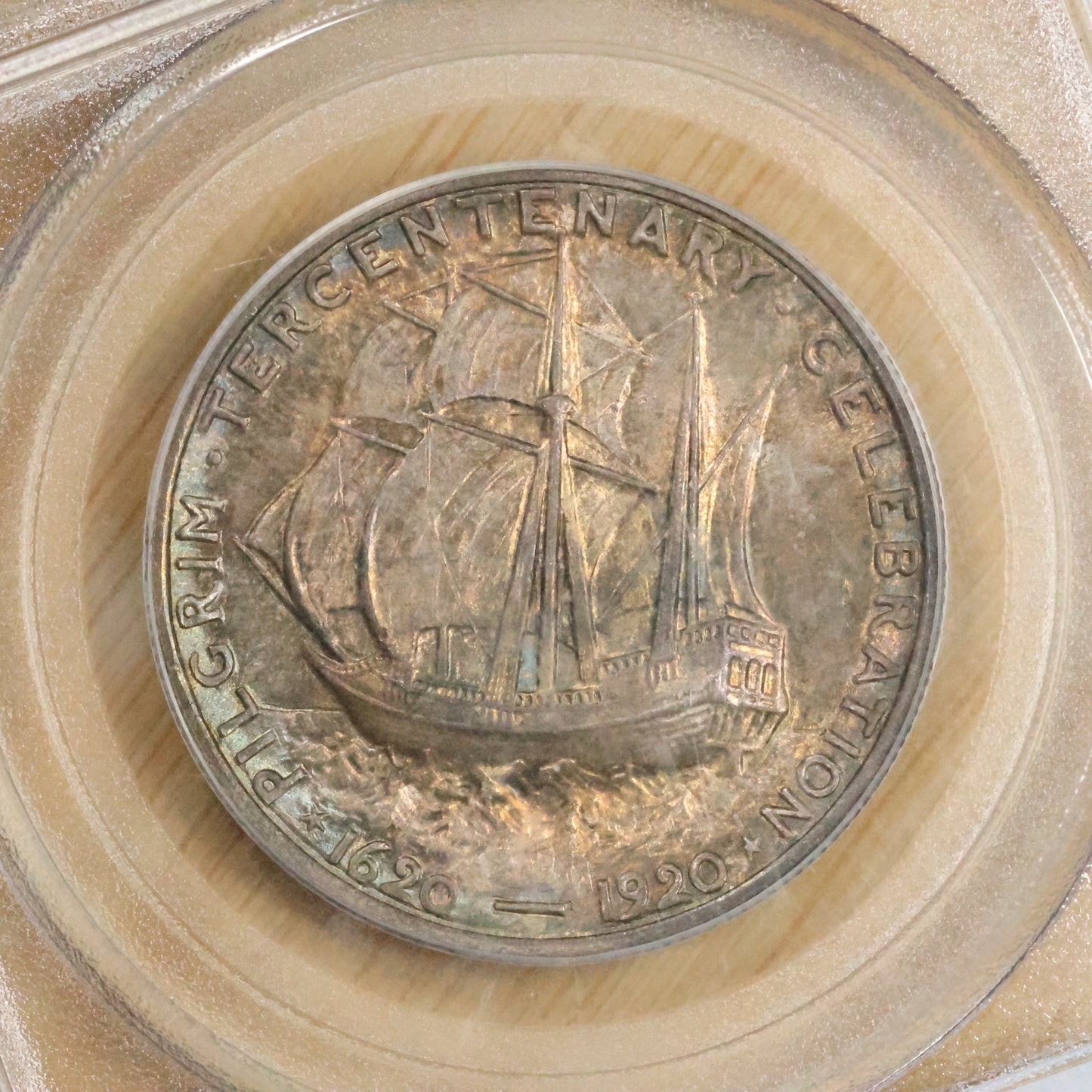 1921 Pilgrim Tercentenary Half Dollar 50c Commemorative - PCGS MS 64