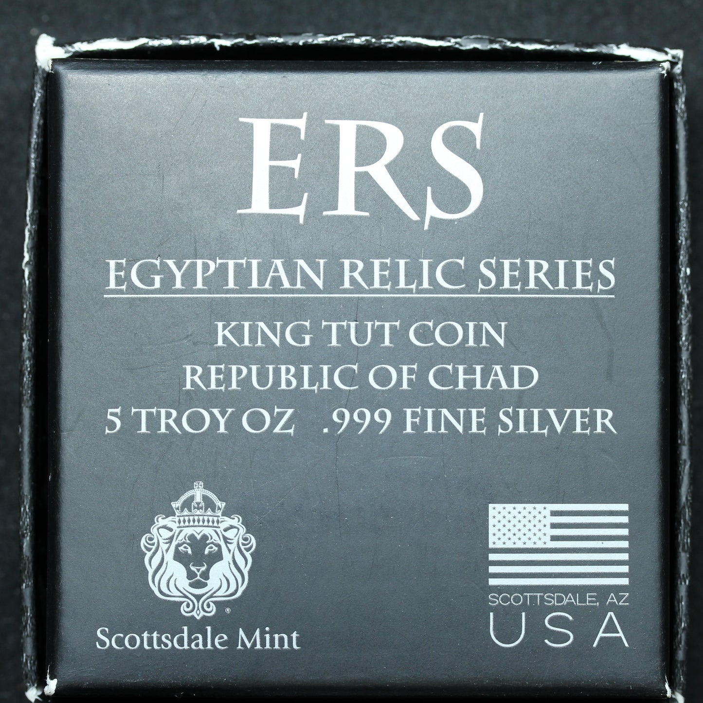 5 oz .999 Fine Silver Round - 2016 King Tut Egyptian Relic Series - Scottsdale