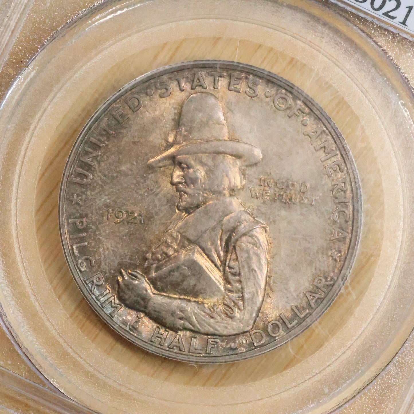 1921 Pilgrim Tercentenary Half Dollar 50c Commemorative - PCGS MS 64