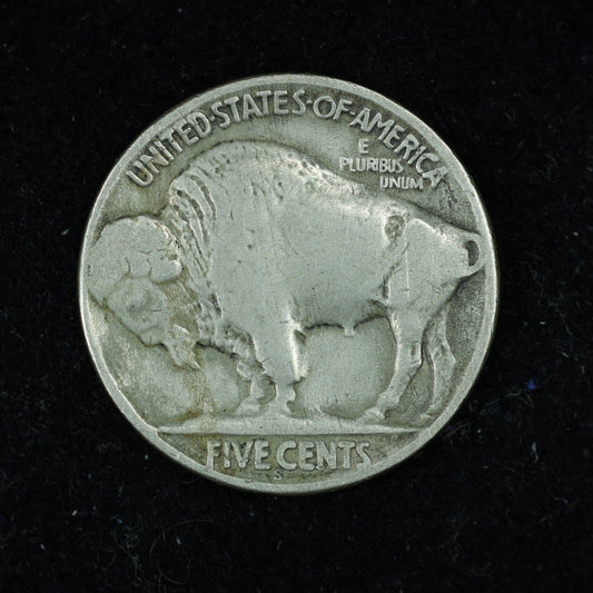 1918 S (San Francisco) Buffalo Nickel 5c