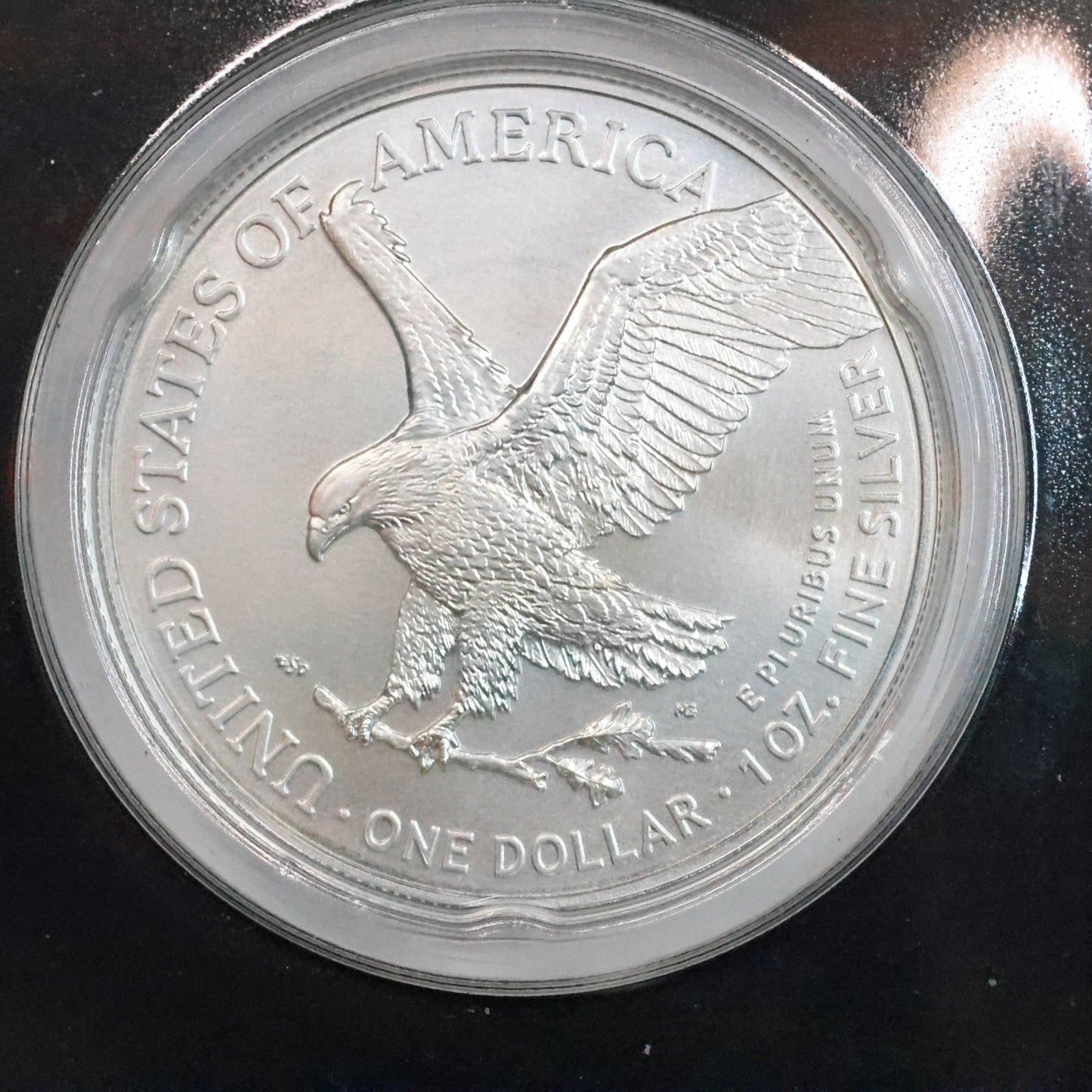 2023 American Silver Eagle $1 .999 Fine Silver Coin BU in Apmex Packaging