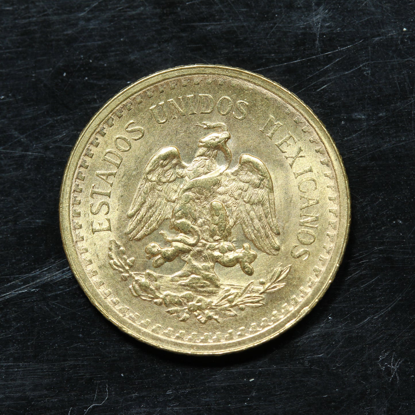 1945 2.5 Pesos Dos Y Medio Pesos Mexico Gold Coin