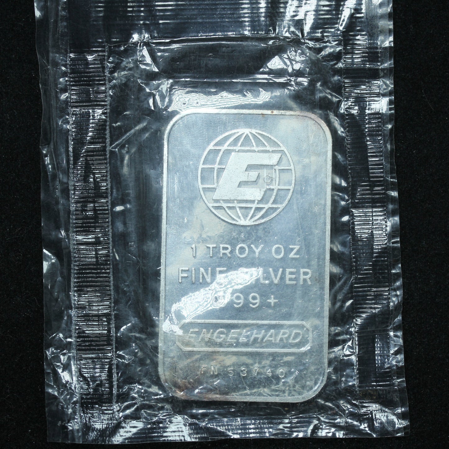 1 oz .999 Fine Silver Engelhard Bar - #FN53740 - Sealed