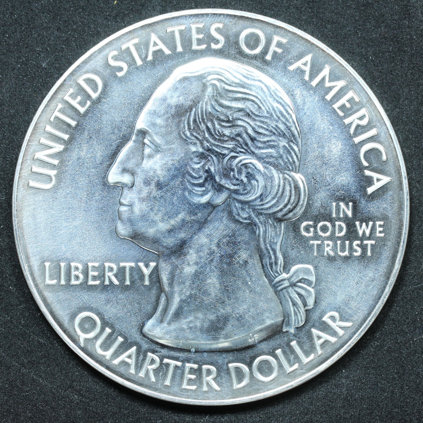 2011 America the Beautiful 5 oz Silver Quarter Chickasaw Oklahoma /w Capsule