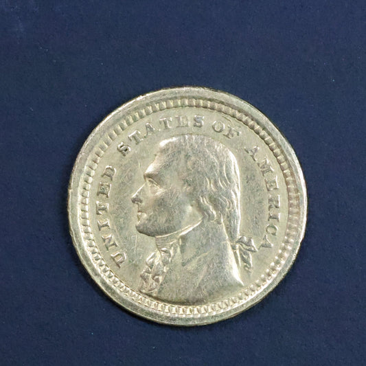 1903 G1$ Louisiana Purchase Exposition Gold 1$ Commemorative - Thomas Jefferson