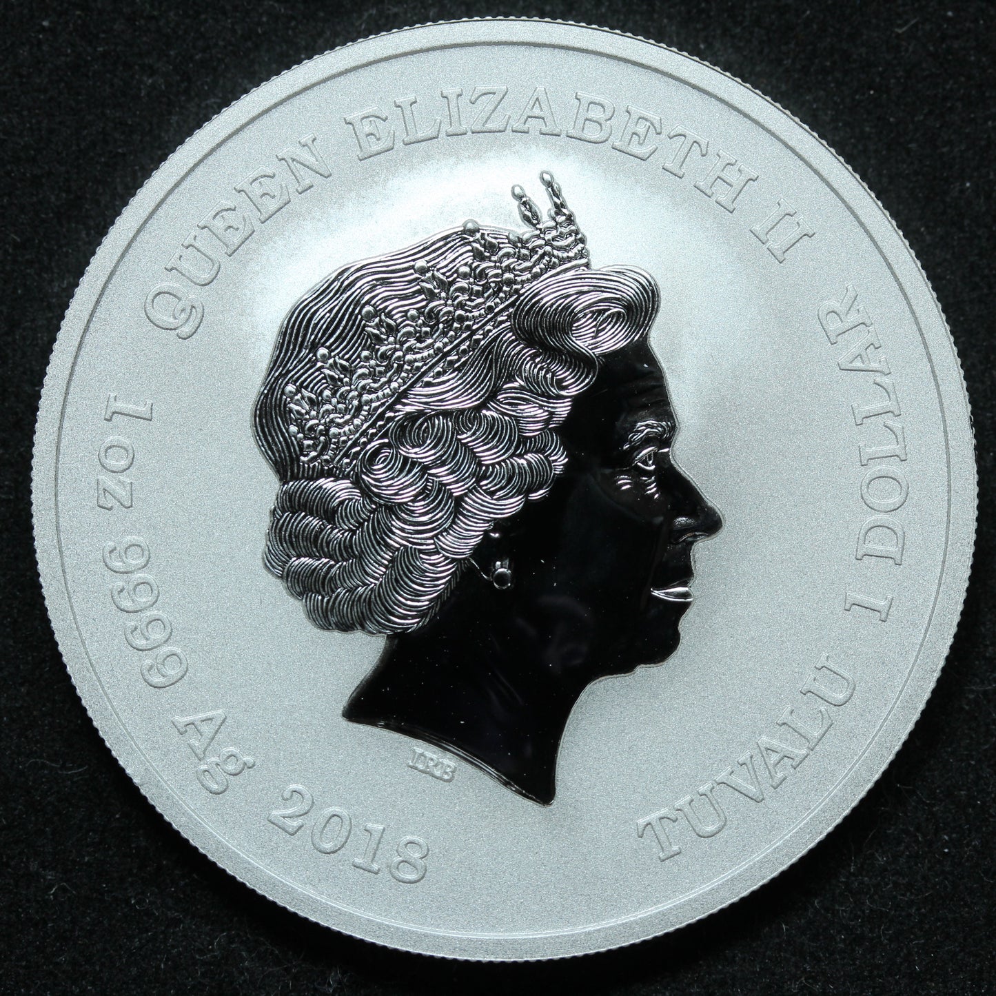 2018 Tuvalu Deadpool One Dollar $1 Silver Round Coin w/ Capsule