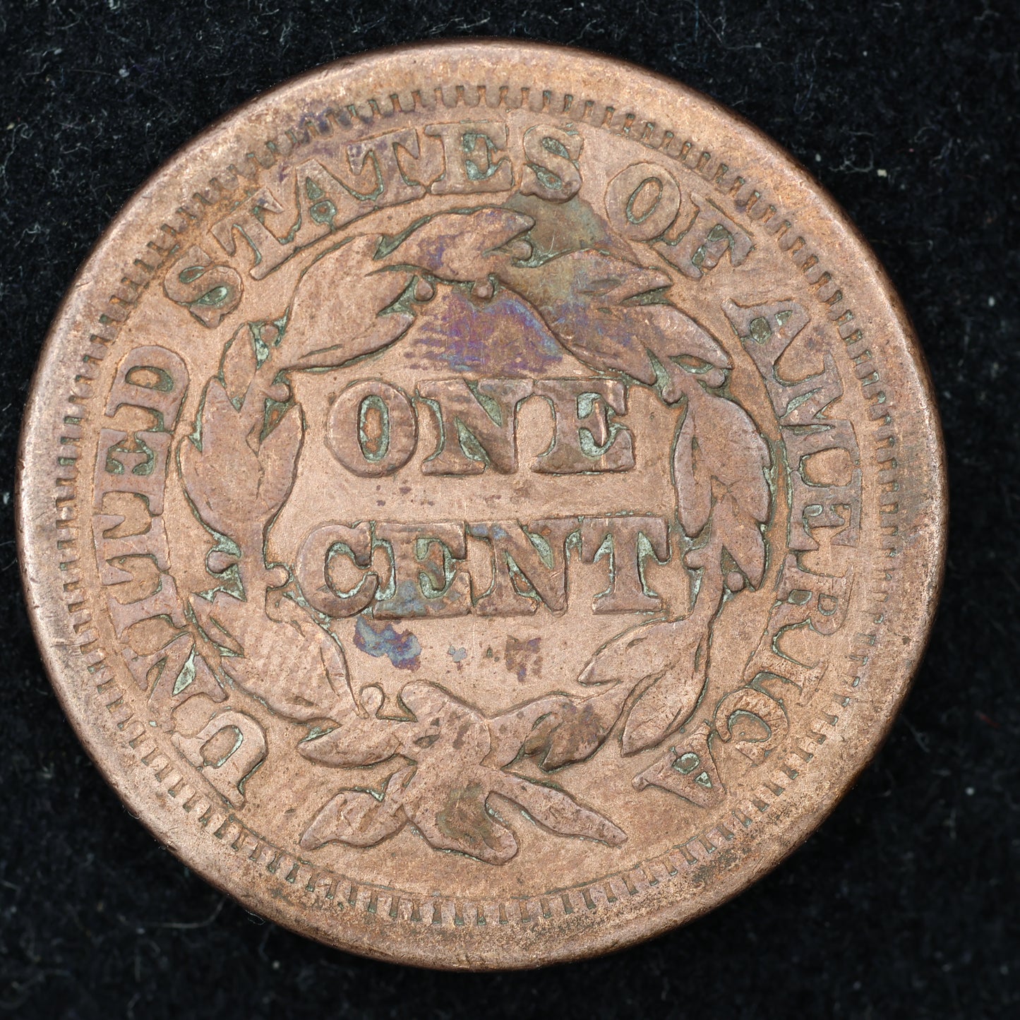 1846 Braided Hair US Large Cent 1C Penny