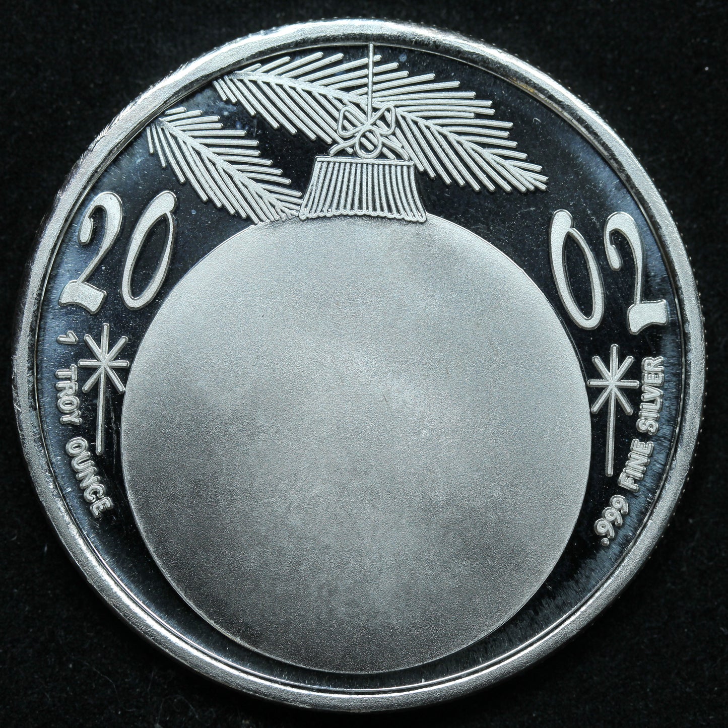 1 oz .999 Fine Silver - 2002 Christmas Jesus Cradled In Love Art Round w/ Capsule