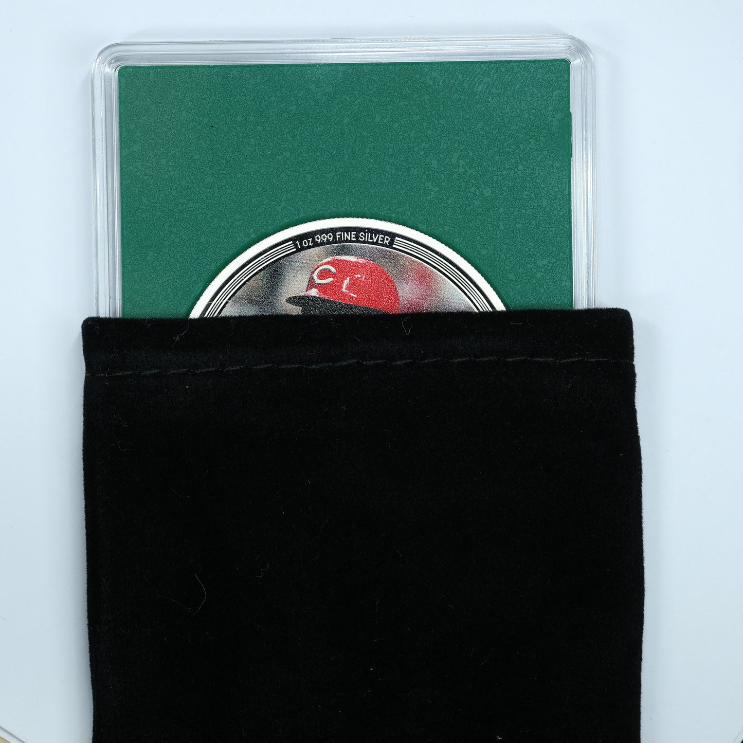 2024 Agoro Trading Coins MLB Elly De La Cruz 467/300 Emerald (Green) 1 oz Silver Coin