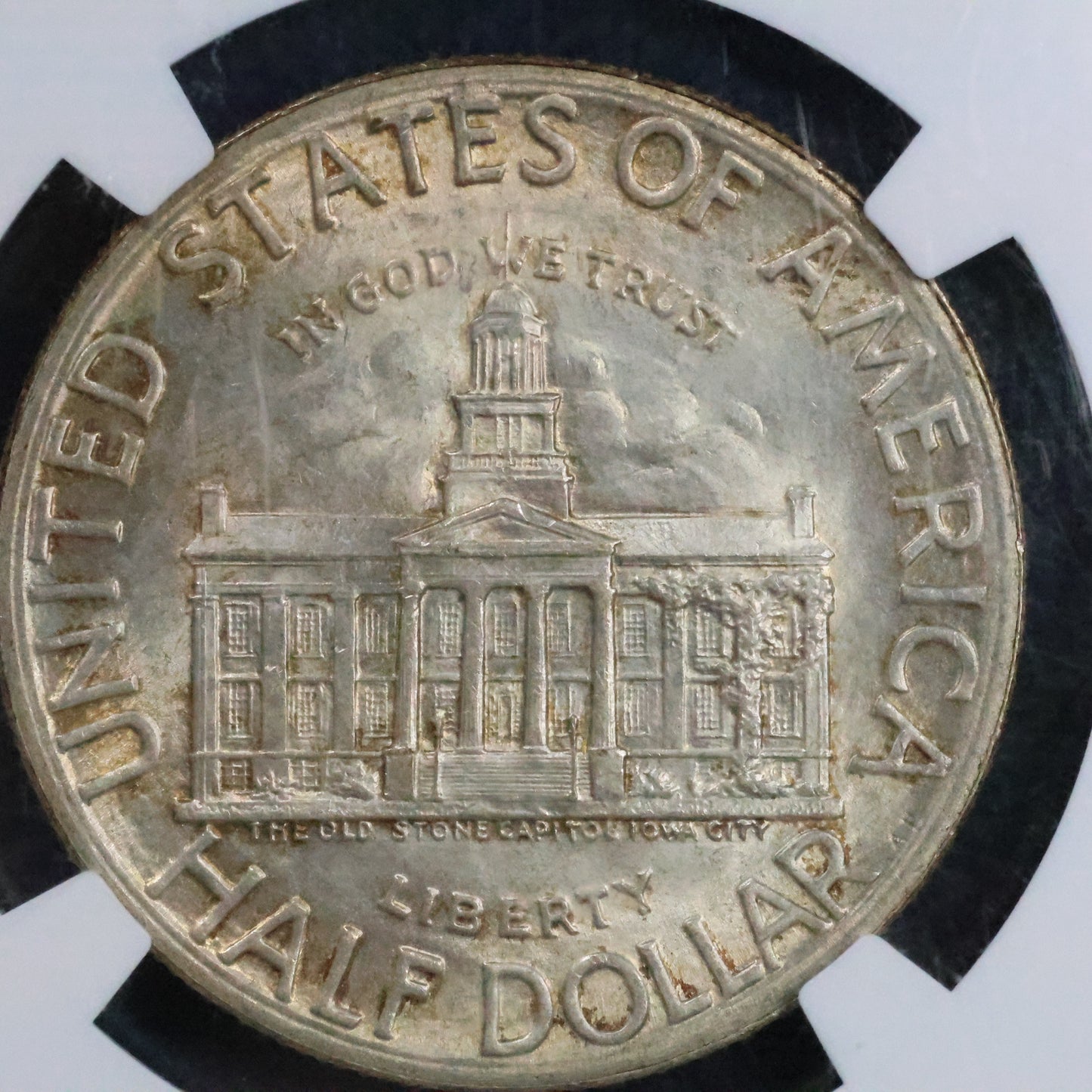 1946 Iowa Centennial Half Dollar 50c Commemorative - NGC MS 67
