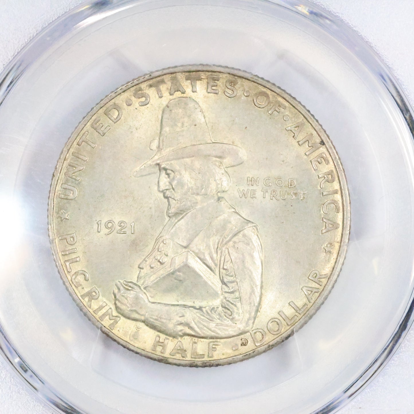 1921 Pilgrim Tercentenary Half Dollar 50c Commemorative - PCGS MS 64