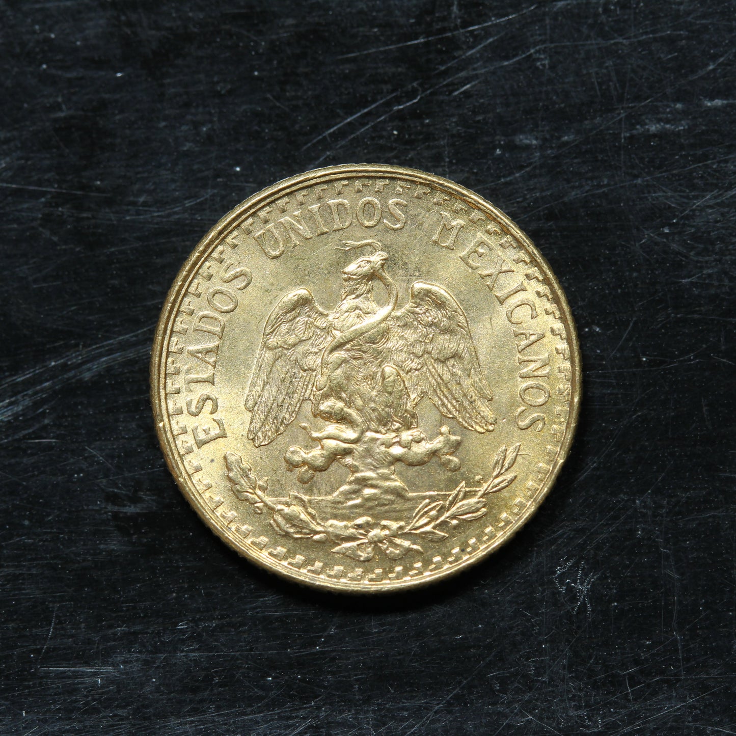 1945 2 Pesos Dos Pesos Mexico Gold Coin