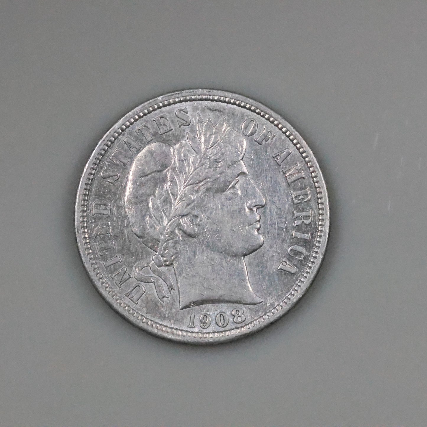 1908 D Barber Dime 10C - Denver