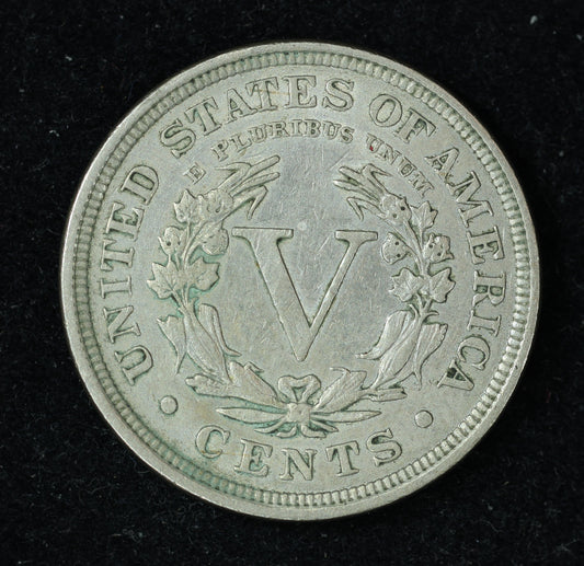 1900 5c Liberty V Nickel Five Cent Coin