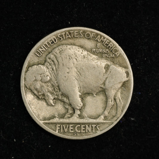 1927 S Buffalo Nickel 5c - San Francisco