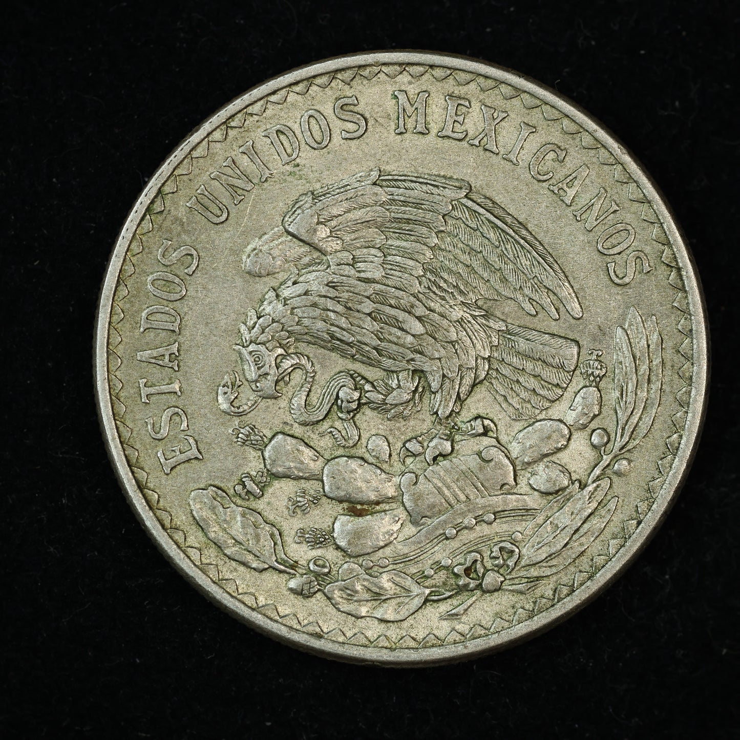 1947 Mexico 1 Peso Silver Coin (.500 purity, 0.225 oz ASW)