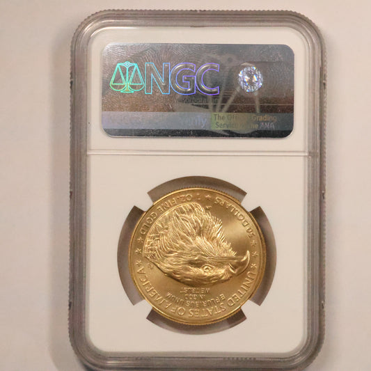 2022 $50 1 Oz Gold Eagle NGC MS69 Early Releases