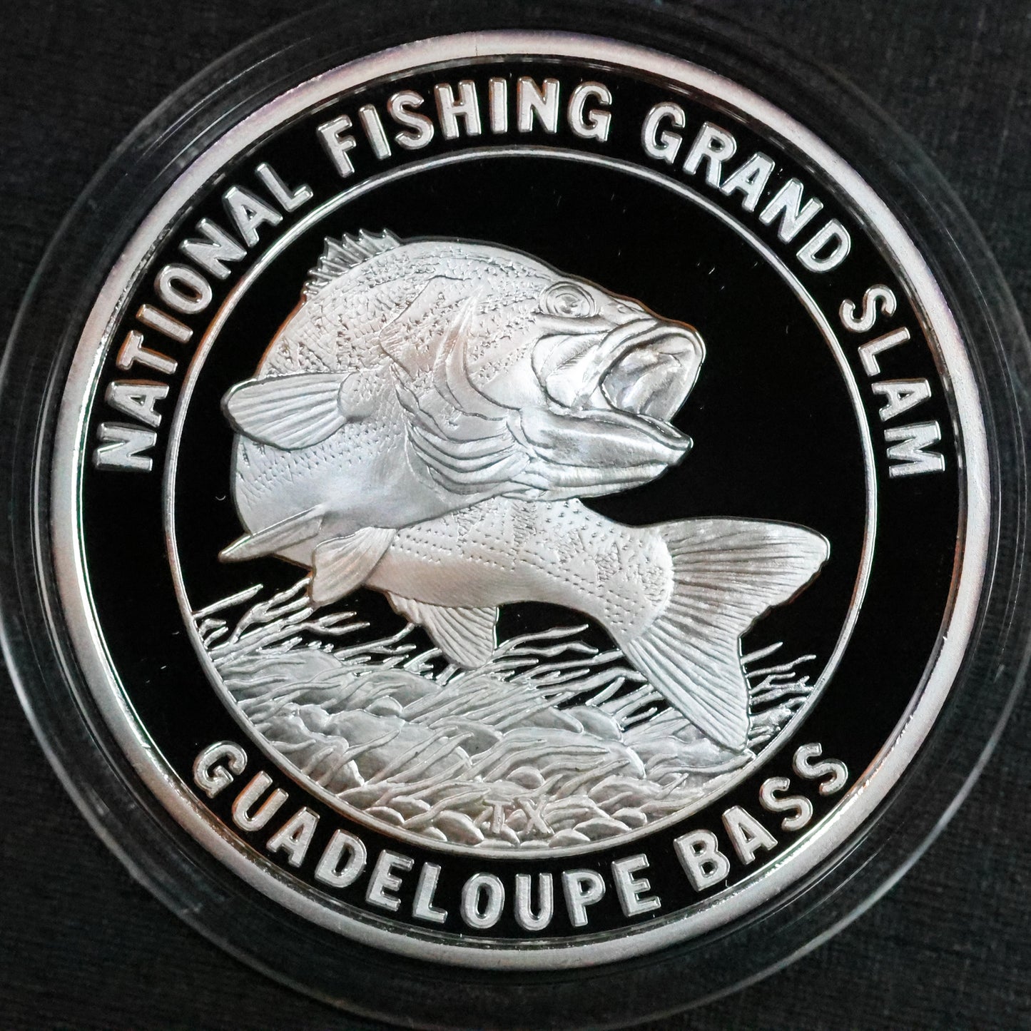 1 oz .999 Fine Silver - National Fishing Grand Slam - Guadeloupe Bass
