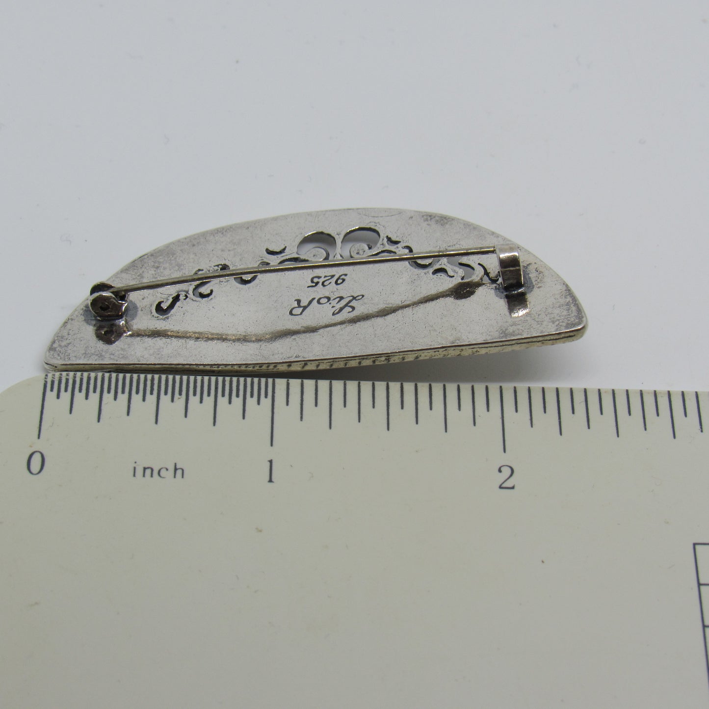 Lior Israel Sterling Silver Lapis Lazuli Pendant - ~2.5 inch