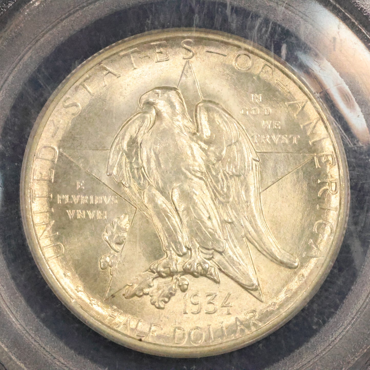 1934 Texas Half Dollar 50c Commemorative - PCGS MS 65 OGH