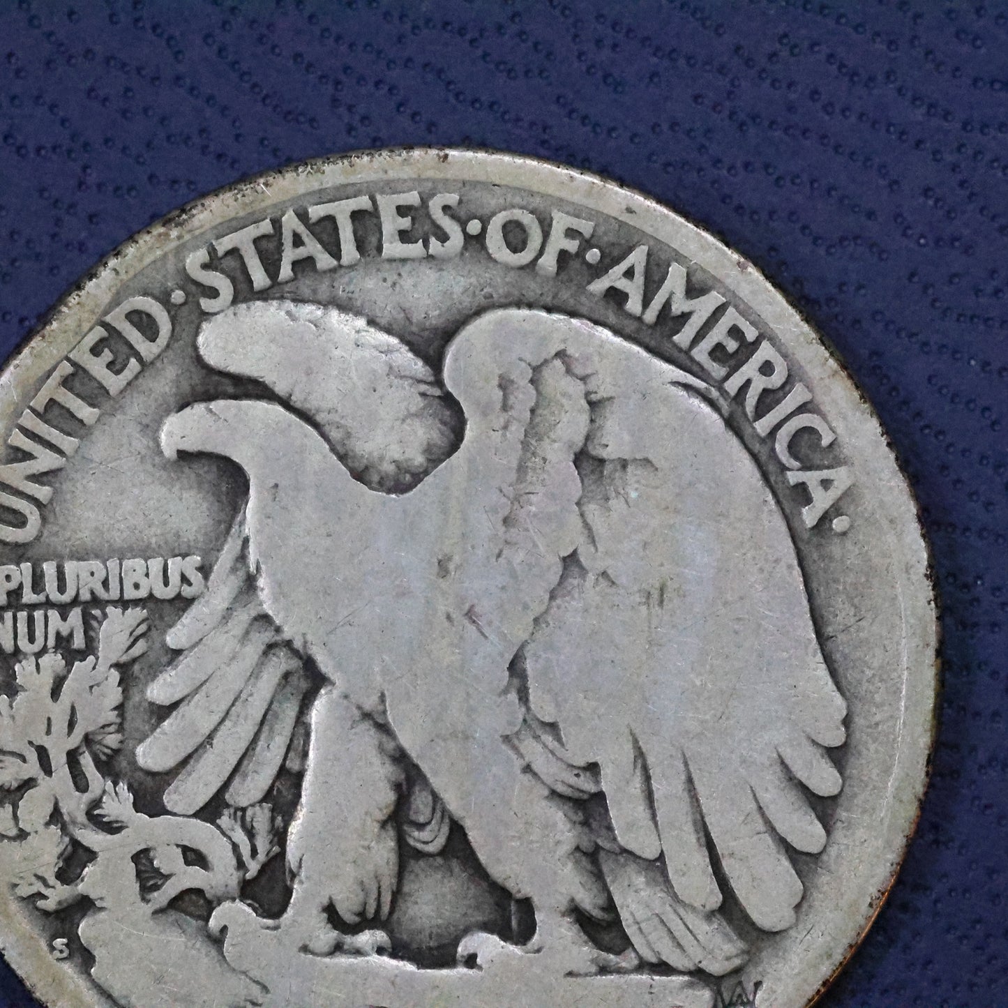 1921 S (San Francisco) Walking Liberty Silver Half Dollar 50c