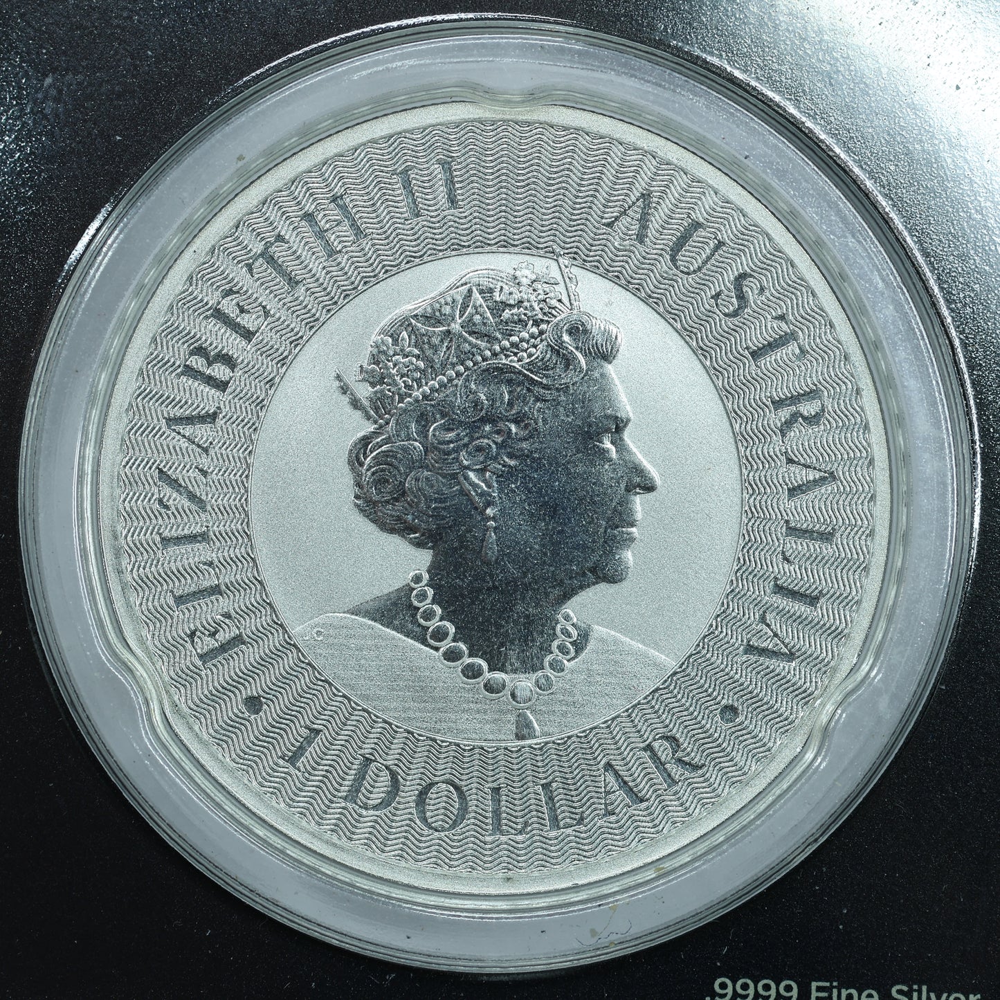 2021 1 oz Silver .9999 Fine Silver Australian Kangaroo $1 Coin in APMEX MintDirect Pkg