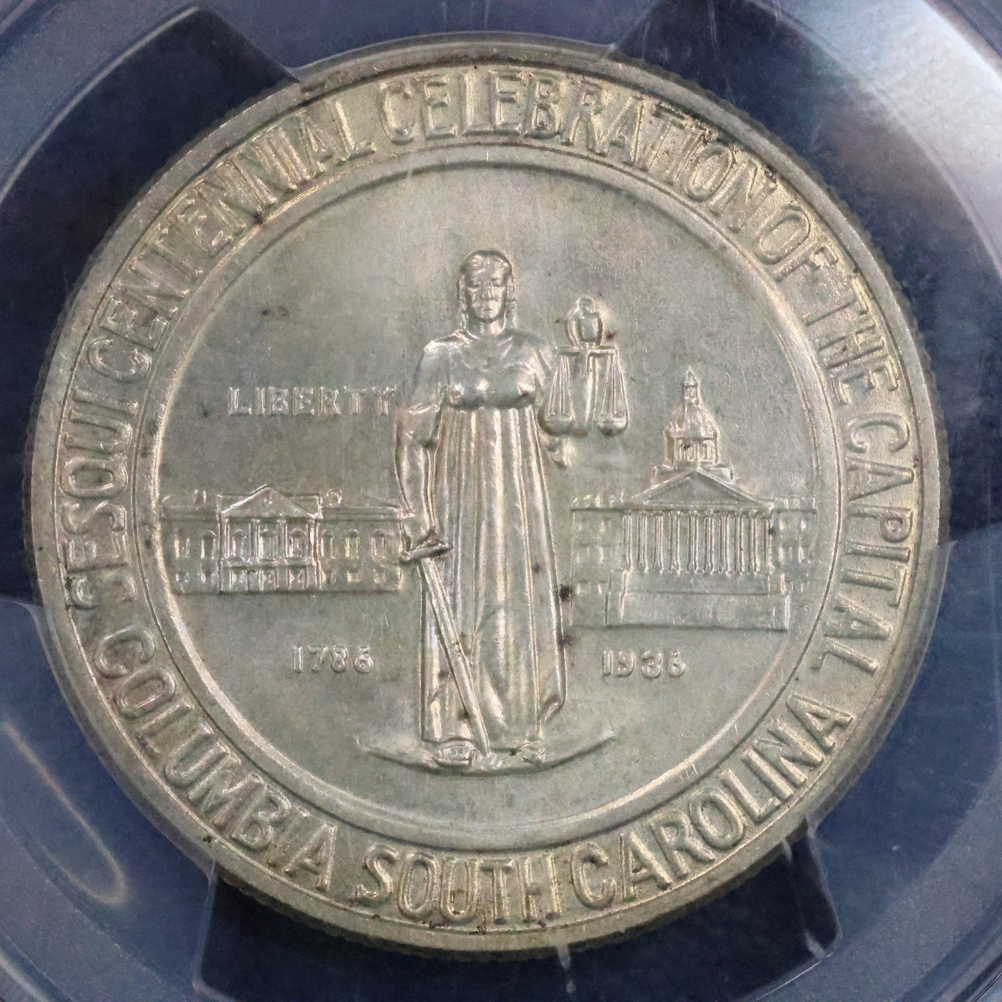 1936 Columbia Sesquicentennial Half Dollar 50c Commemorative - PCGS MS 65