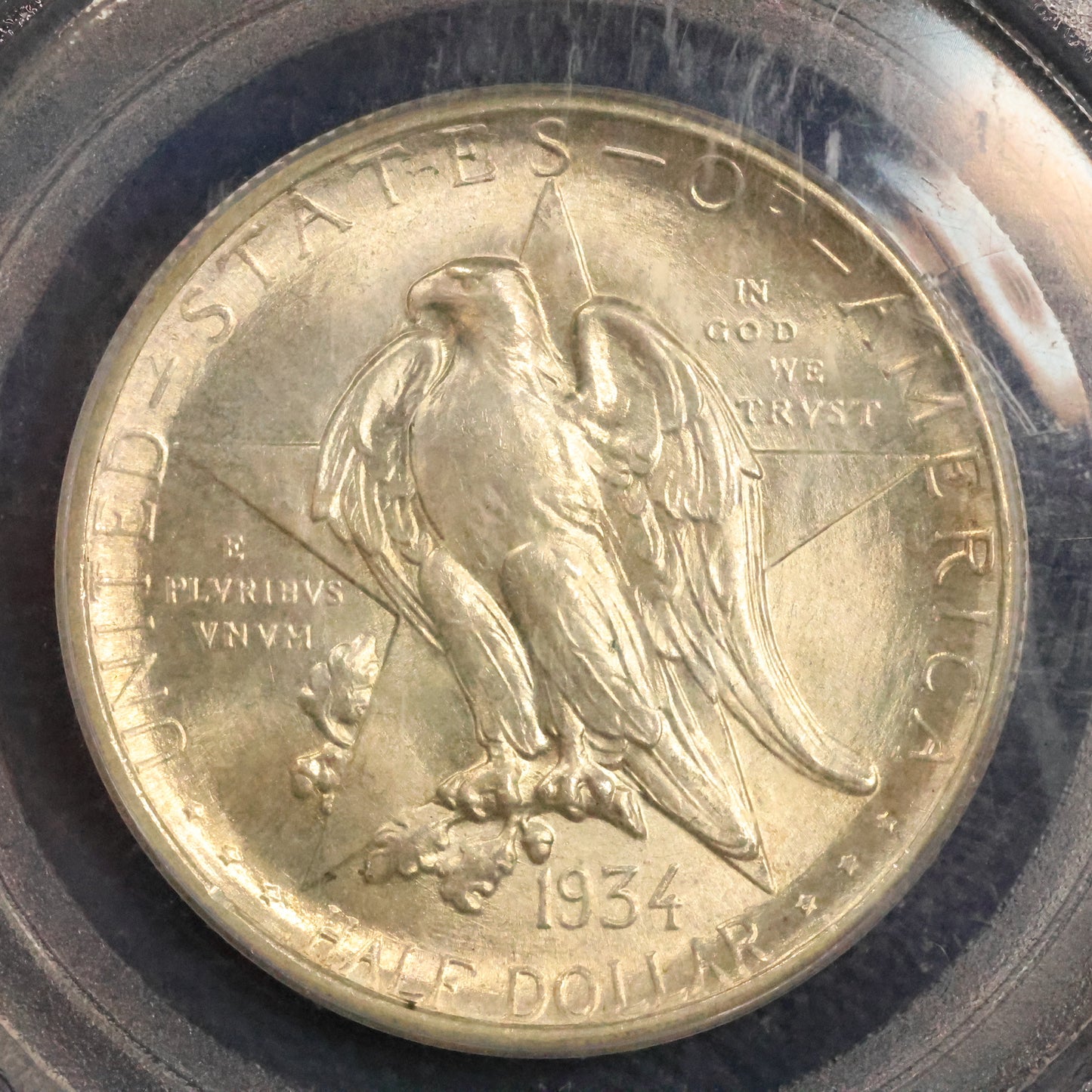 1934 Texas Half Dollar 50c Commemorative - PCGS MS 65 OGH